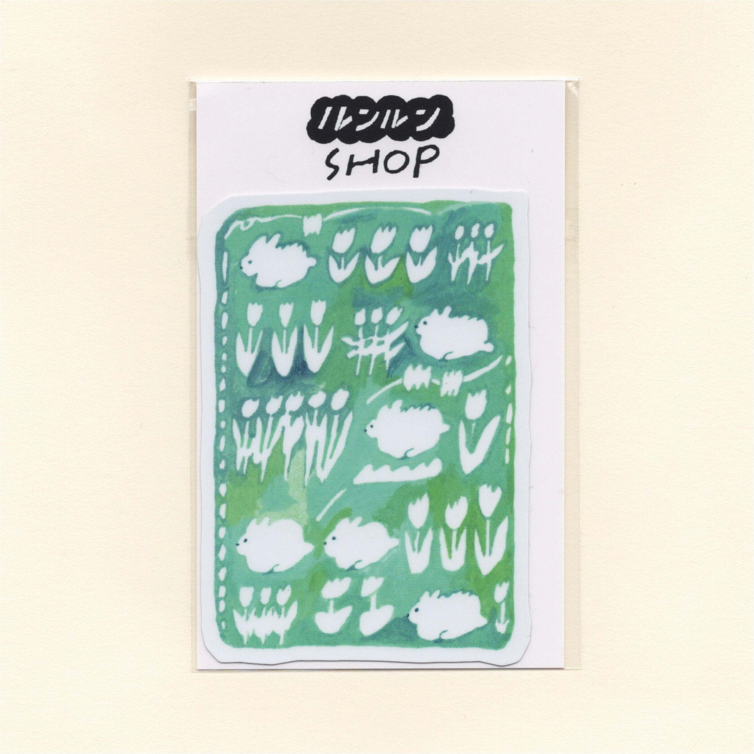 静かにキレる うさぎステッカー | NAKAZAWA Kaede