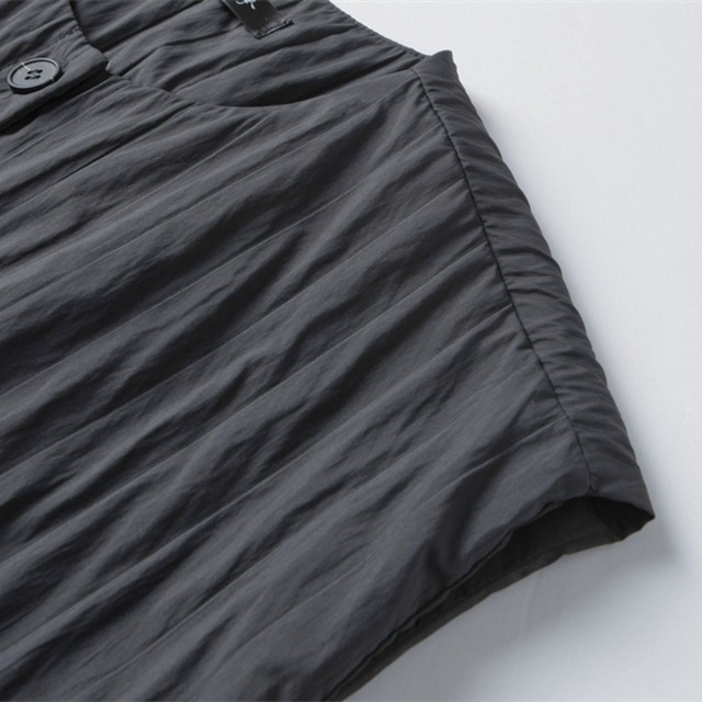 Front button fastening single-breasted quilted vest【2color】 C0906