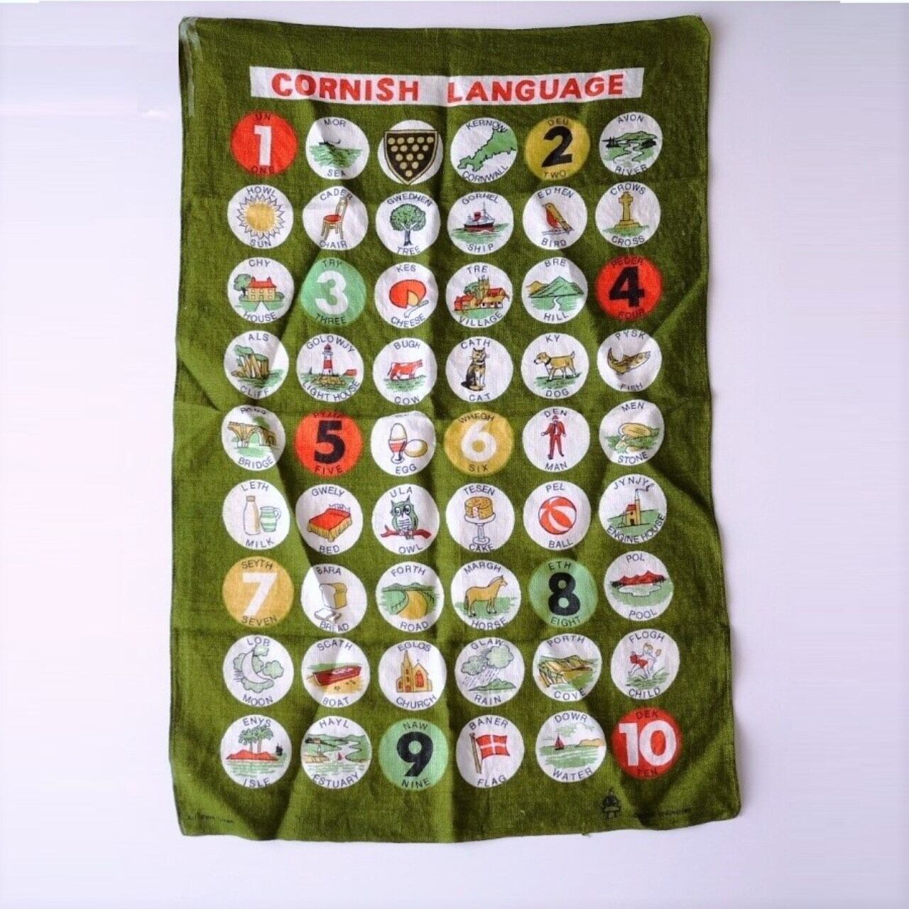 キッチンリネンクロス コーンウォール 英国 ティータオル