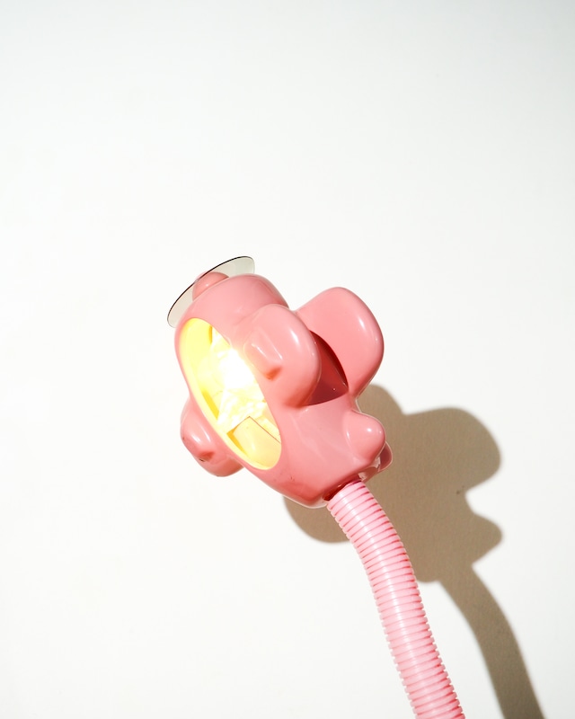 1997 Pink Airplane Ceramic Clip-on Lamp