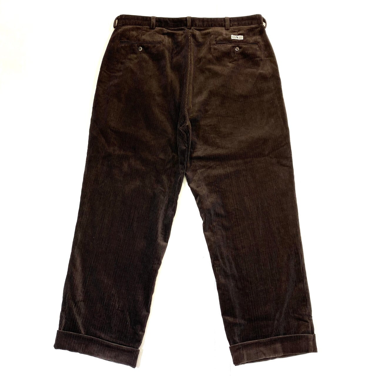 90s シンガポール製 ラルフローレン 太畝コーデュロイパンツ アメカジ 90s シンガポール製 ラルフローレン 太畝コーデュロイパンツ アメカジ