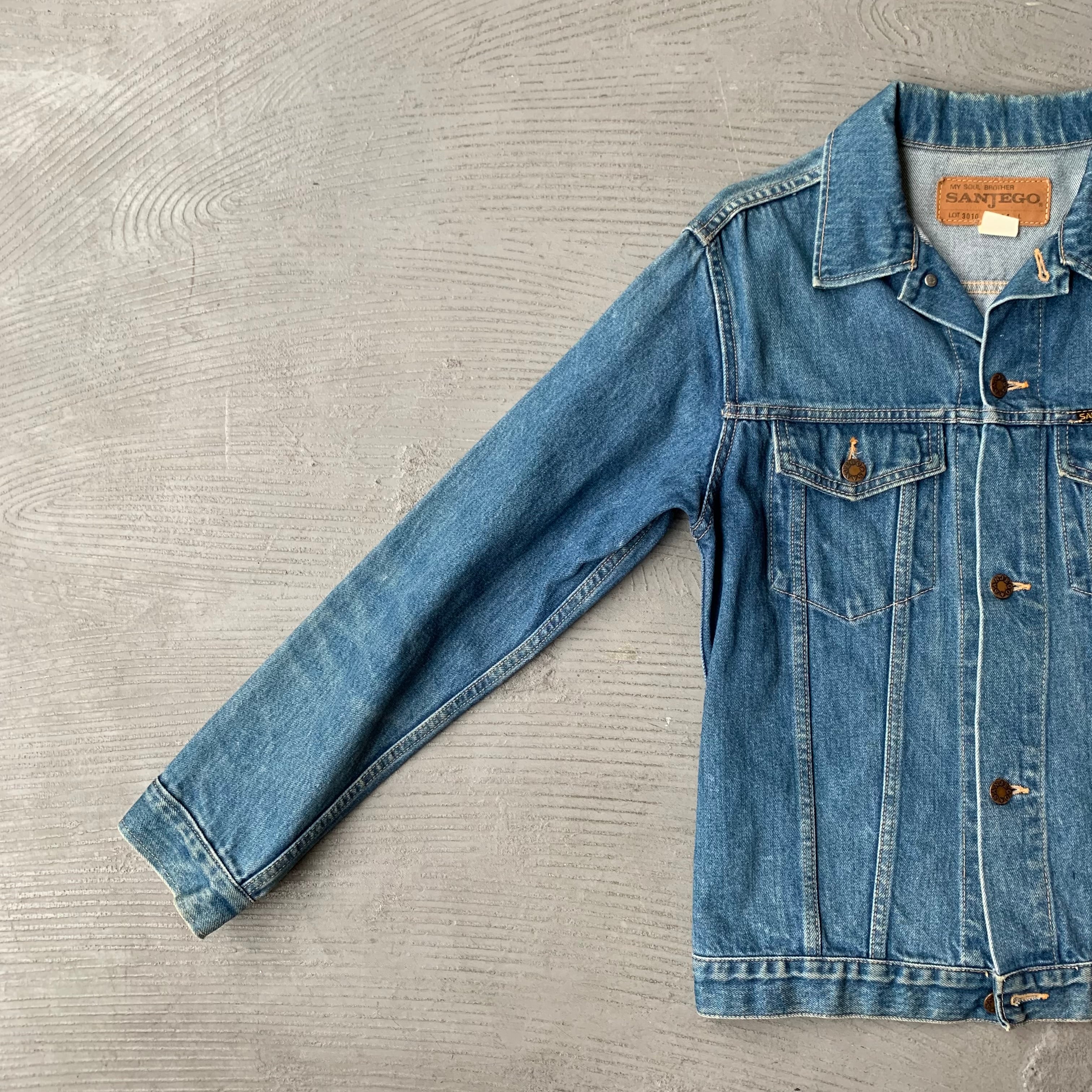 貴重！70s『SanJego』サンジェゴ　デニムジャケット　ヴィンテージ Ｌ 貴重！70s『SanJego』サンジェゴ デニムジャケット ヴィンテージ