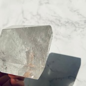 レインボーが美しいブラジル産水晶*ルチル入りクリスタルクォーツ*フリーフォーム*36