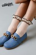 即納【collegien(コレジアン)Suzanne  -Ribbed Ankle Socks with Rick-Rack Ruffle】