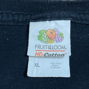 【FRUIT OF THE LOOM】企業系 企業ロゴ Planet Fitness フィットネス プリント BE FREE ロゴ Tシャツ 半袖 XL ビッグサイズ 黒t US古着