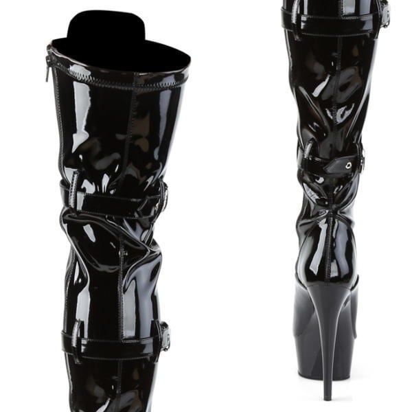 サイズ交換OK】Pleaser(プリーザー）正規保証品 厚底 サイハイブーツ