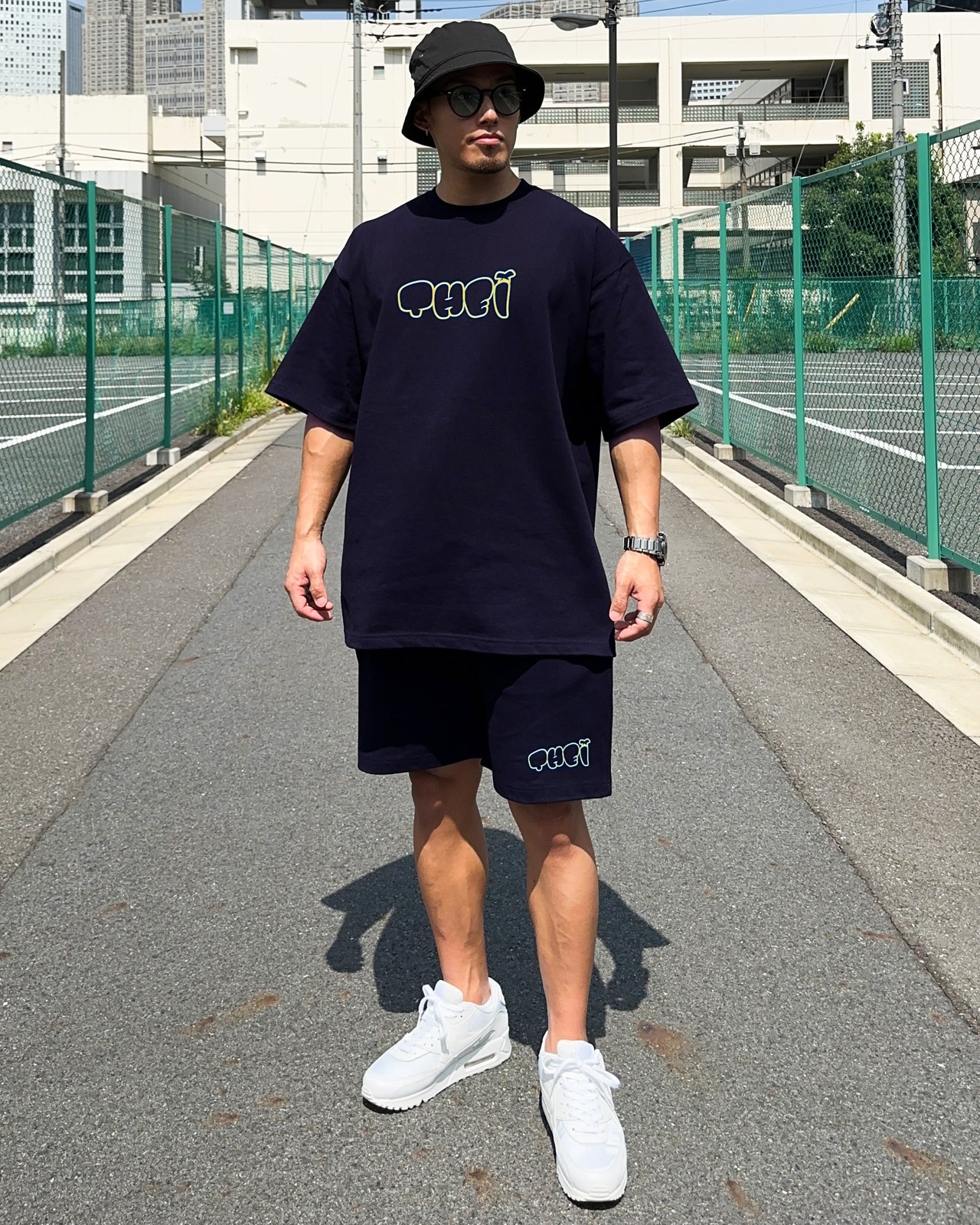 BUBBLE MAGNUM WEIGHT EASY SHORTS - NAVY