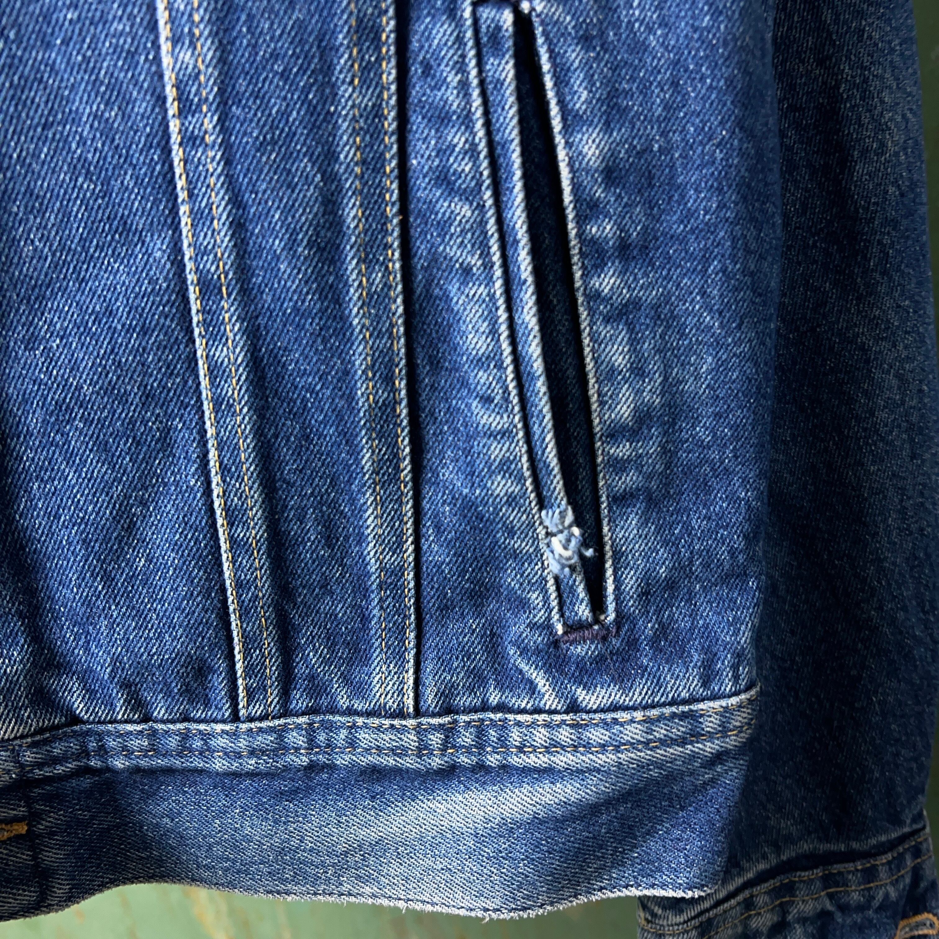 80's Lee STORM RIDER Lined Denim Jacket 80年代 リー ストーム