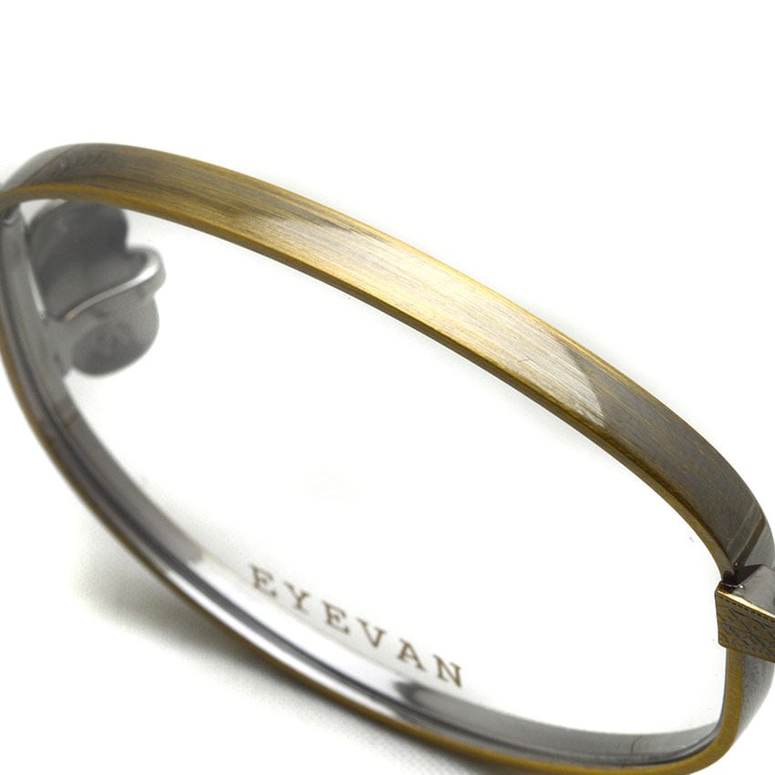 EYEVAN / THOMPSON / AG アンティークゴールド メガネ バレルシェイプ