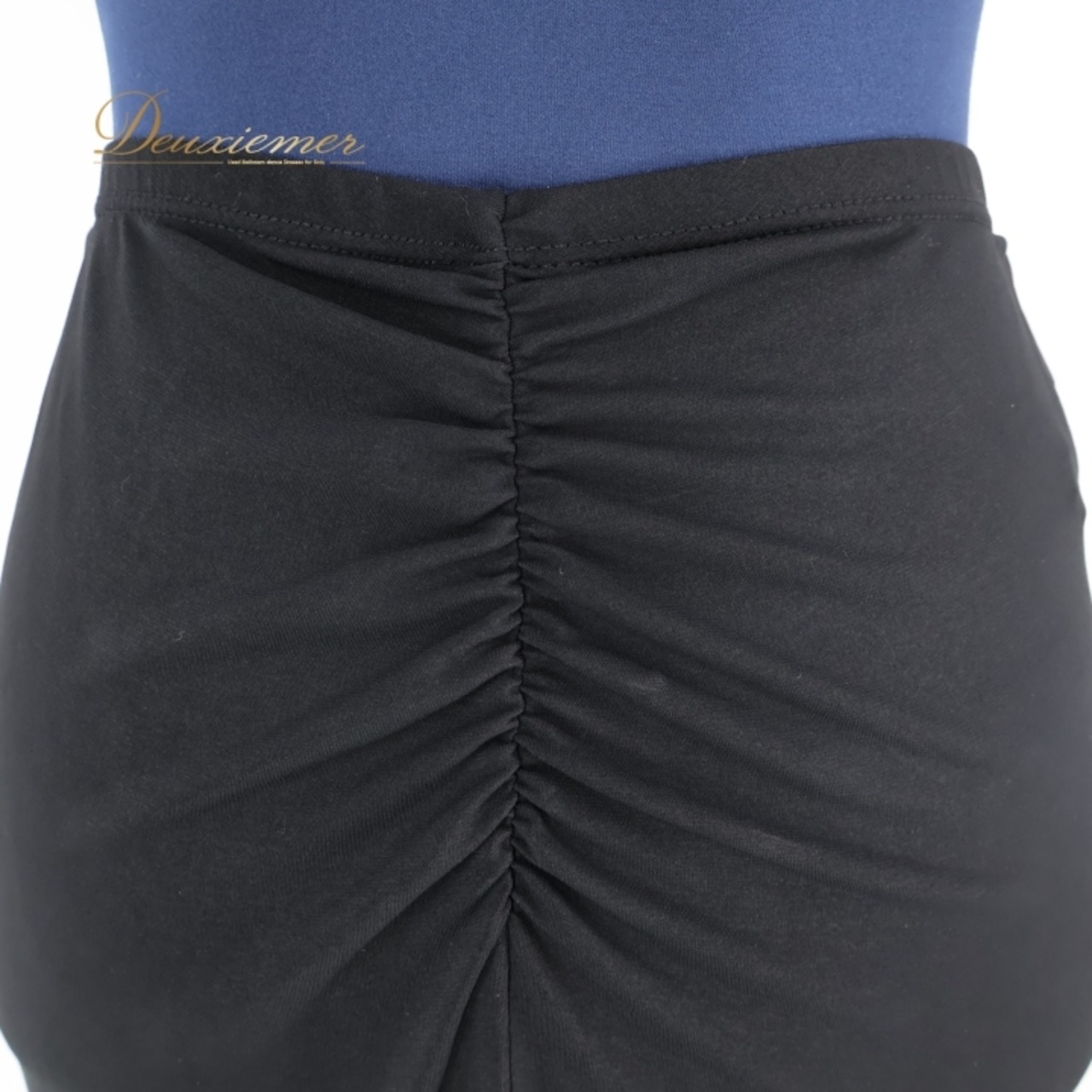 社交ダンス 衣装 スカート ブラック系 チャコット Chacott 黒 レッスン 練習 アシンメトリー 無地 シンプル ラテン ストレッチ 伸縮 オールブラック 絞り 日本製 柔らかい生地 ダンス衣装