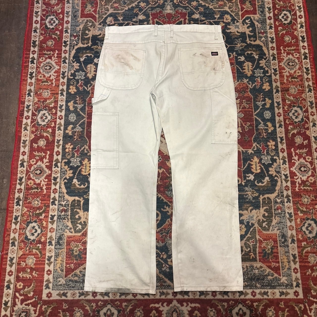 00s Dickies ペインターパンツ ワークパンツ ホワイト ペイント W36