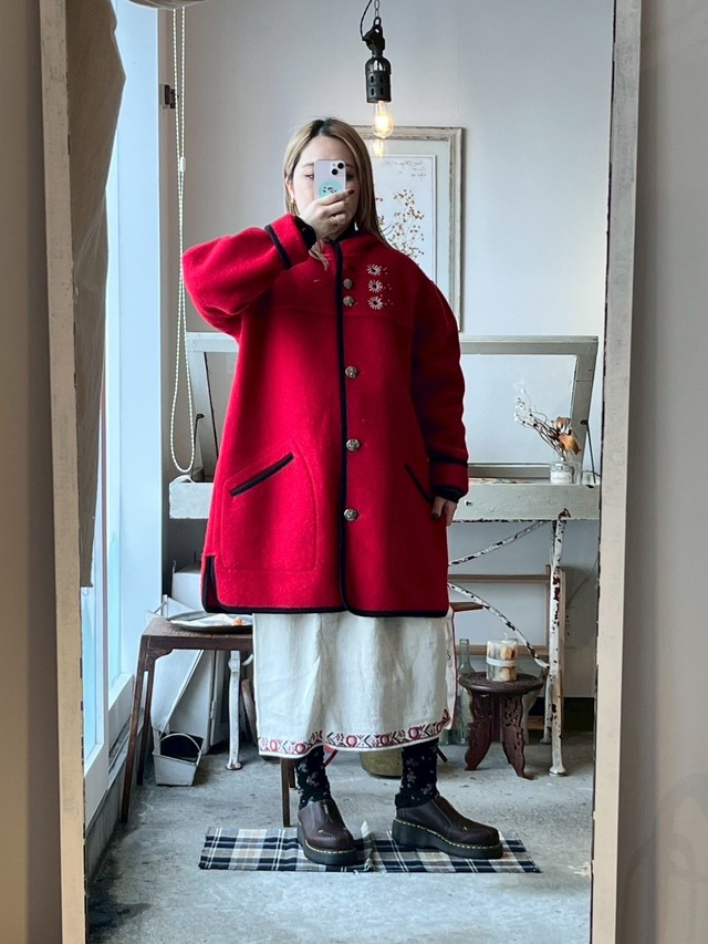 1990’s Made in Austria L.L.Bean Tyrolean Wool Hoodie Coat