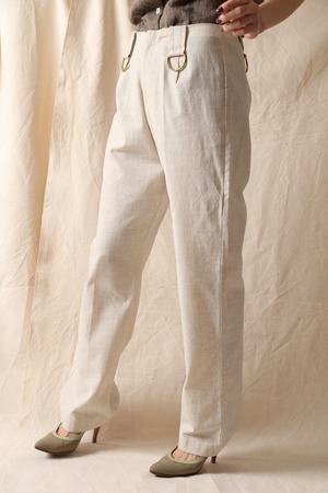 Natural Semi Wide Pants