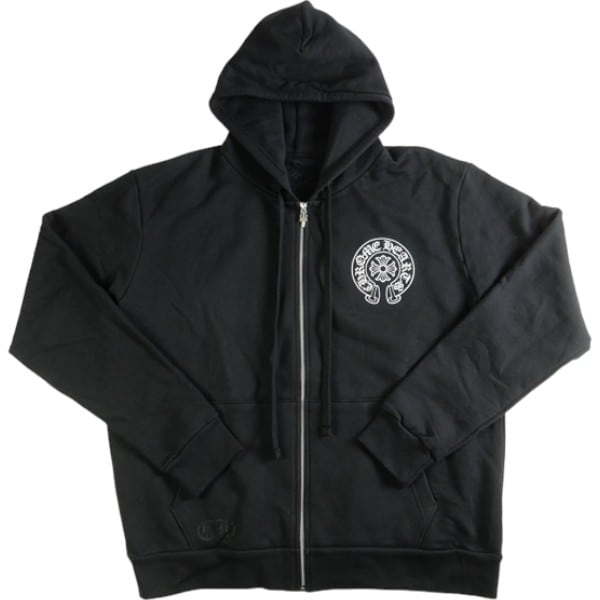 Chrome Hearts パーカー Sサイズ 黒 Size【S】 CHROME HEARTS クロム・ハーツ LAS VEGAS HORSESHOE FULL