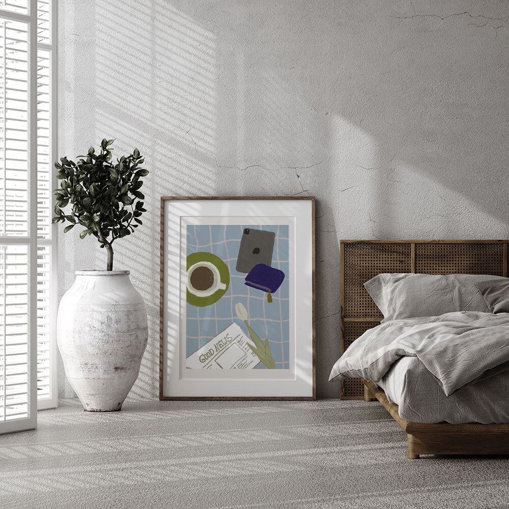 モダンな抽象画のポスター / i1318 / サングラスやバッグや靴などのファッションアイテム