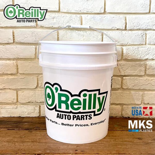 O'Reilly Auto Parts 5Gal Bucket オーライリー オート パーツ 5ガロン バケツ made in USA ガレージ
