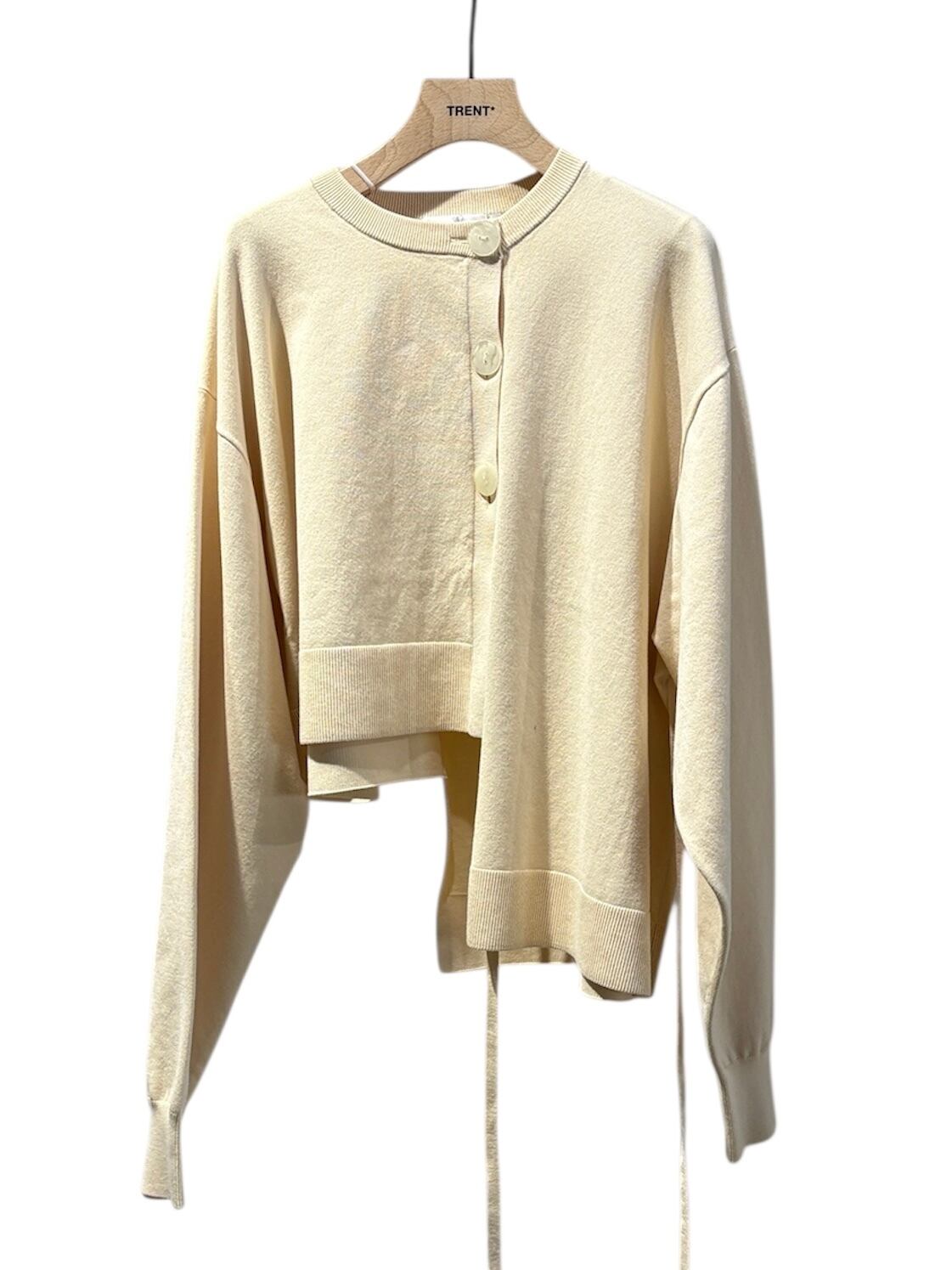 26SS】nagonstans ナゴンスタンス / カーディガン アシンメトリー 長袖