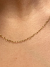 Tiny Heart Chain Necklace
