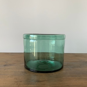 Green Glass Jar