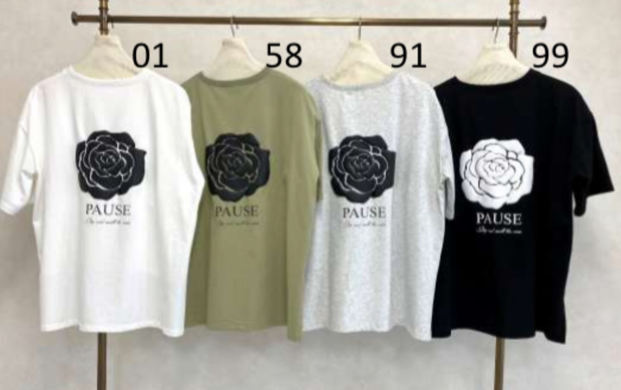 発泡プリントオーバーTシャツ　DOSDIOSAS SD8724