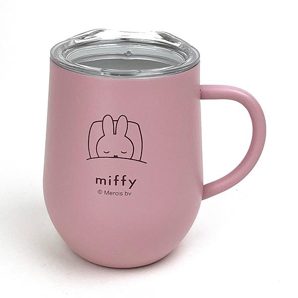 ミッフィー miffy 蓋つきステンレスマグ (ピンク) 保温 保冷 コップ