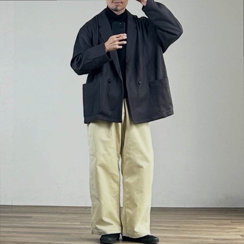 STILL BY HAND】WOOL JERSEY W-JACKET スティルバイハンド ウール