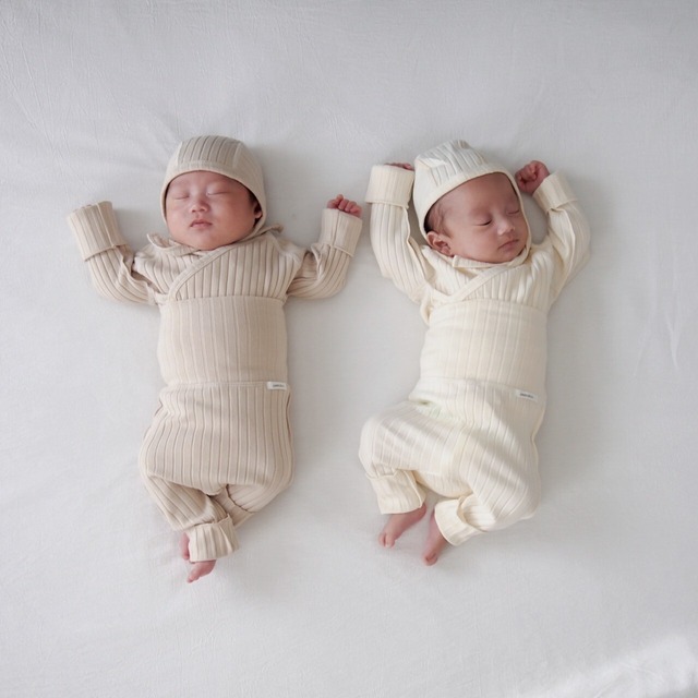 【即納】peekaboo  / lan newborn set(全4色)