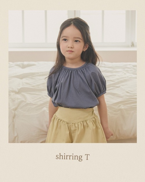 Mon Atelier［取寄］shirring puff tee 26summer