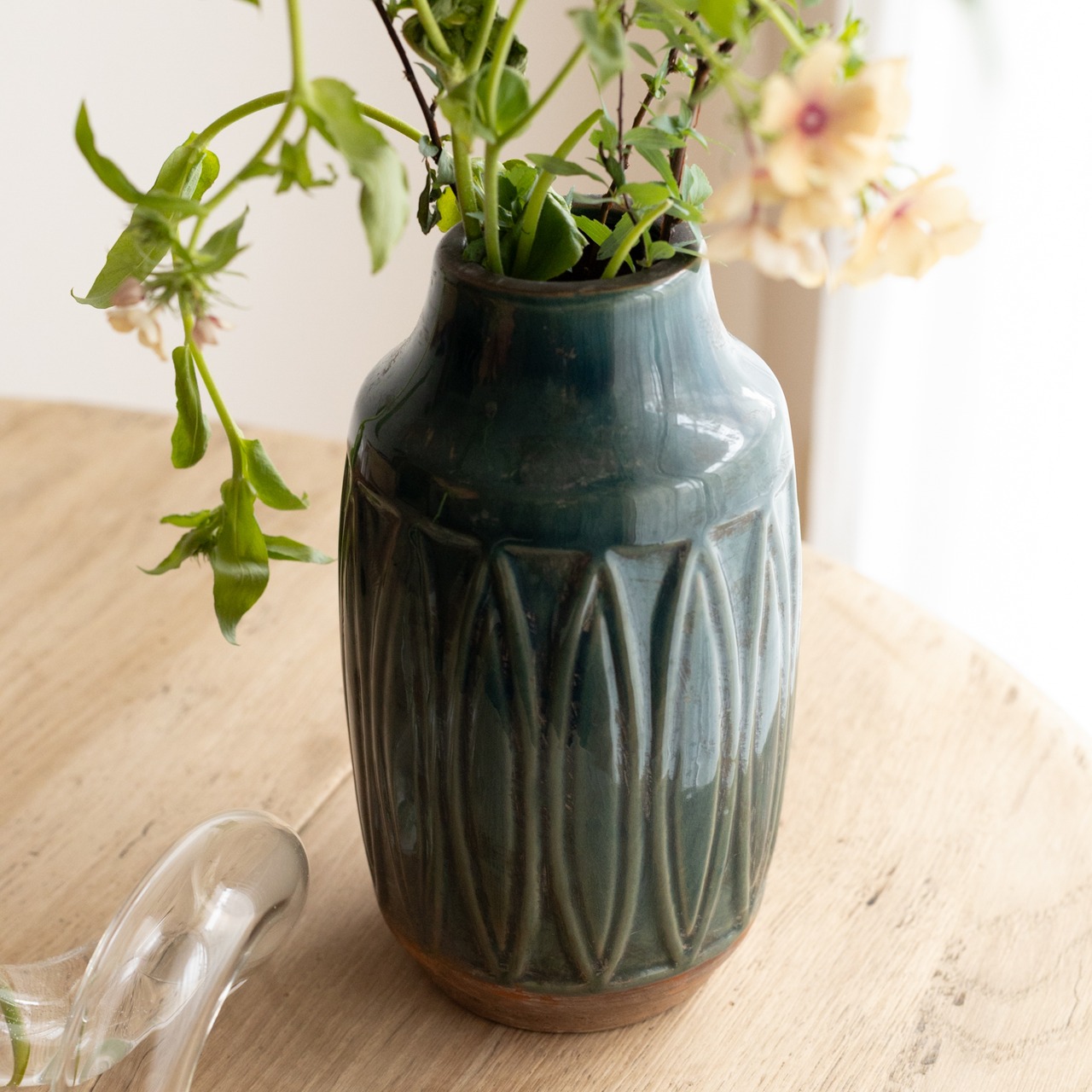 【artipur COTTAGE】Ceramic Flower Vase Blue