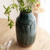 【artipur COTTAGE】Ceramic Flower Vase Blue
