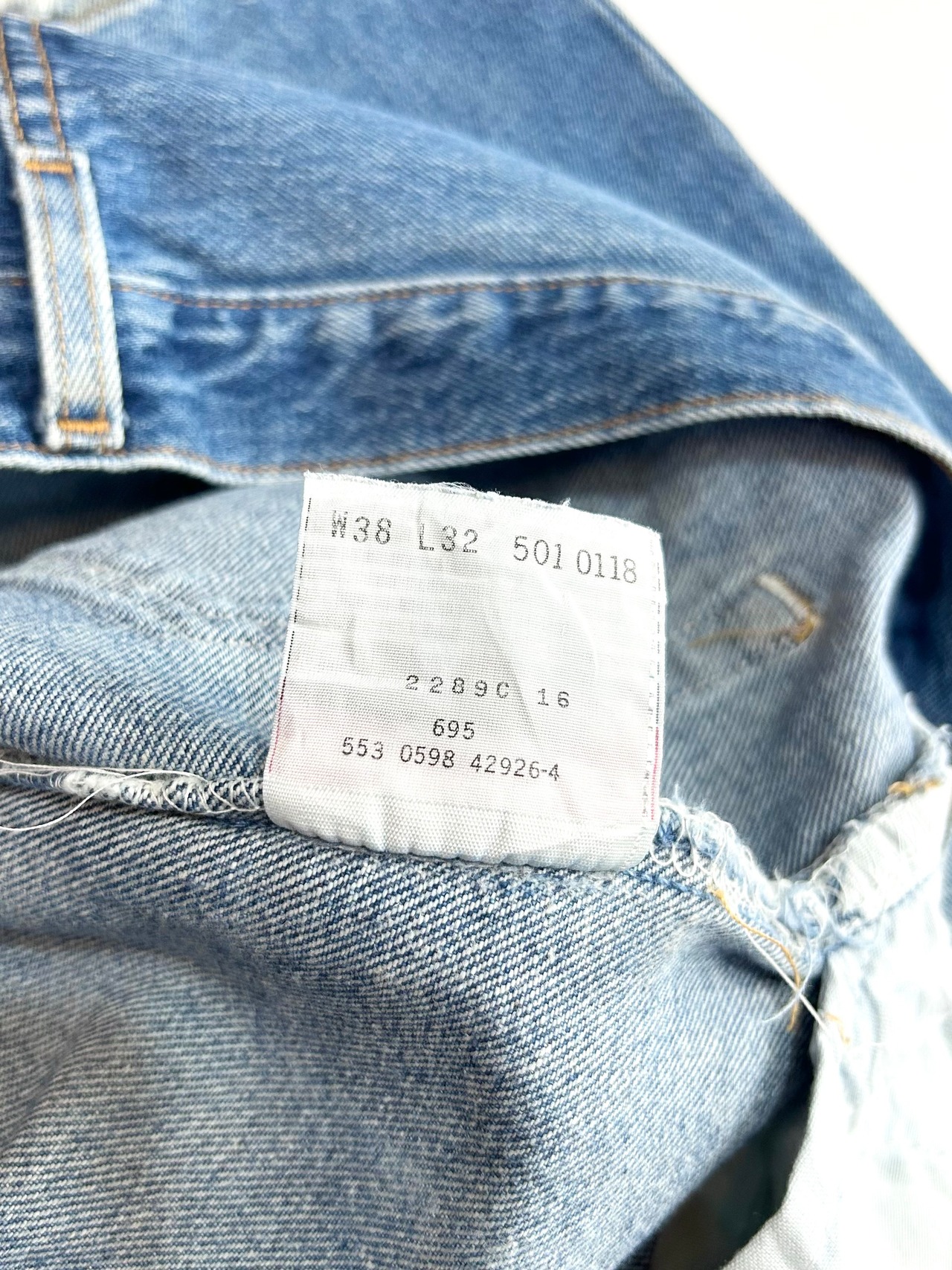 90s Levi’s 501 DENIM PANTS MADE IN USA Size W38L32→W37.5L32