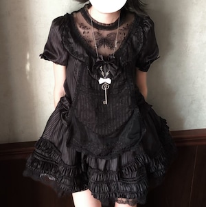 ゆめかわ♡エプロン付きゴスロリワンピース wanpi229 ゆめかわ♡エプロン付きゴスロリワンピース wanpi229