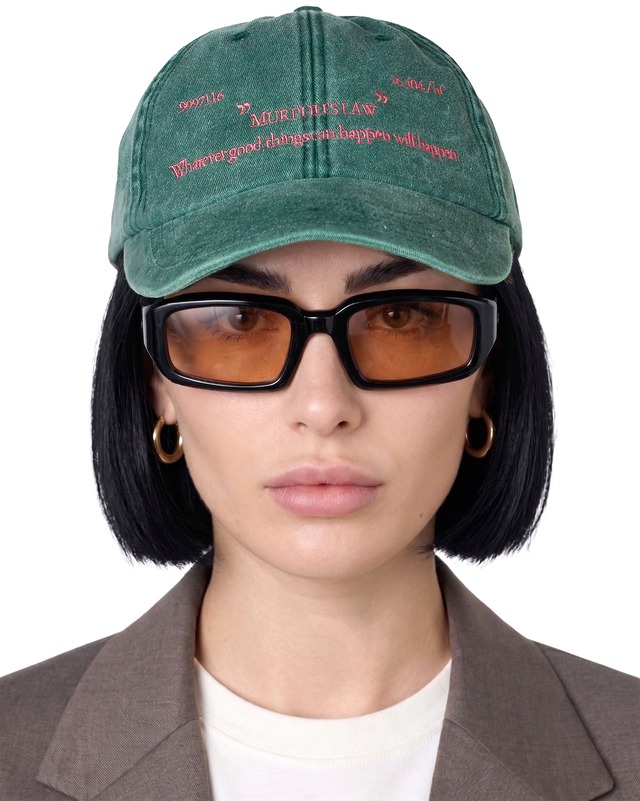 MURPHH  "MURPHH'S LAW" CAP〔FADE GREEN〕