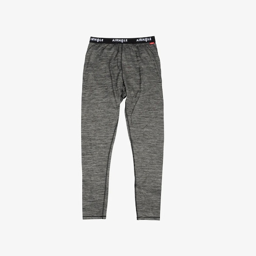 【AIRHOLE】 MENS THERMAL BOTTOM WAFFLE FLEECE / GRAY ファーストレイヤー