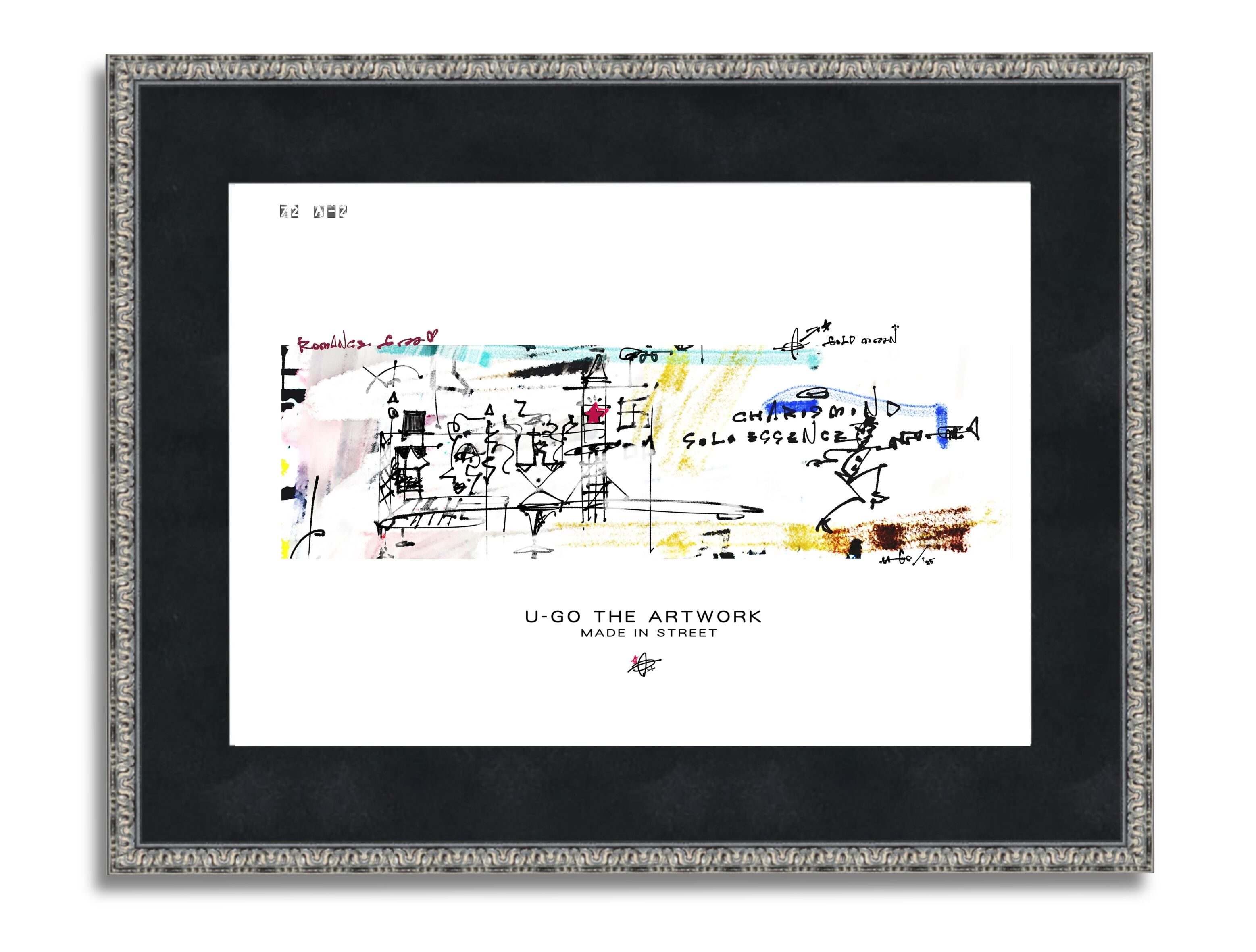 ﾌﾚｰﾑ込み「U-GO THE ARTWORK」ｸﾞﾗﾌｨﾃｨ ｲﾝﾃﾘｱ | U-GO THE ARTWORK