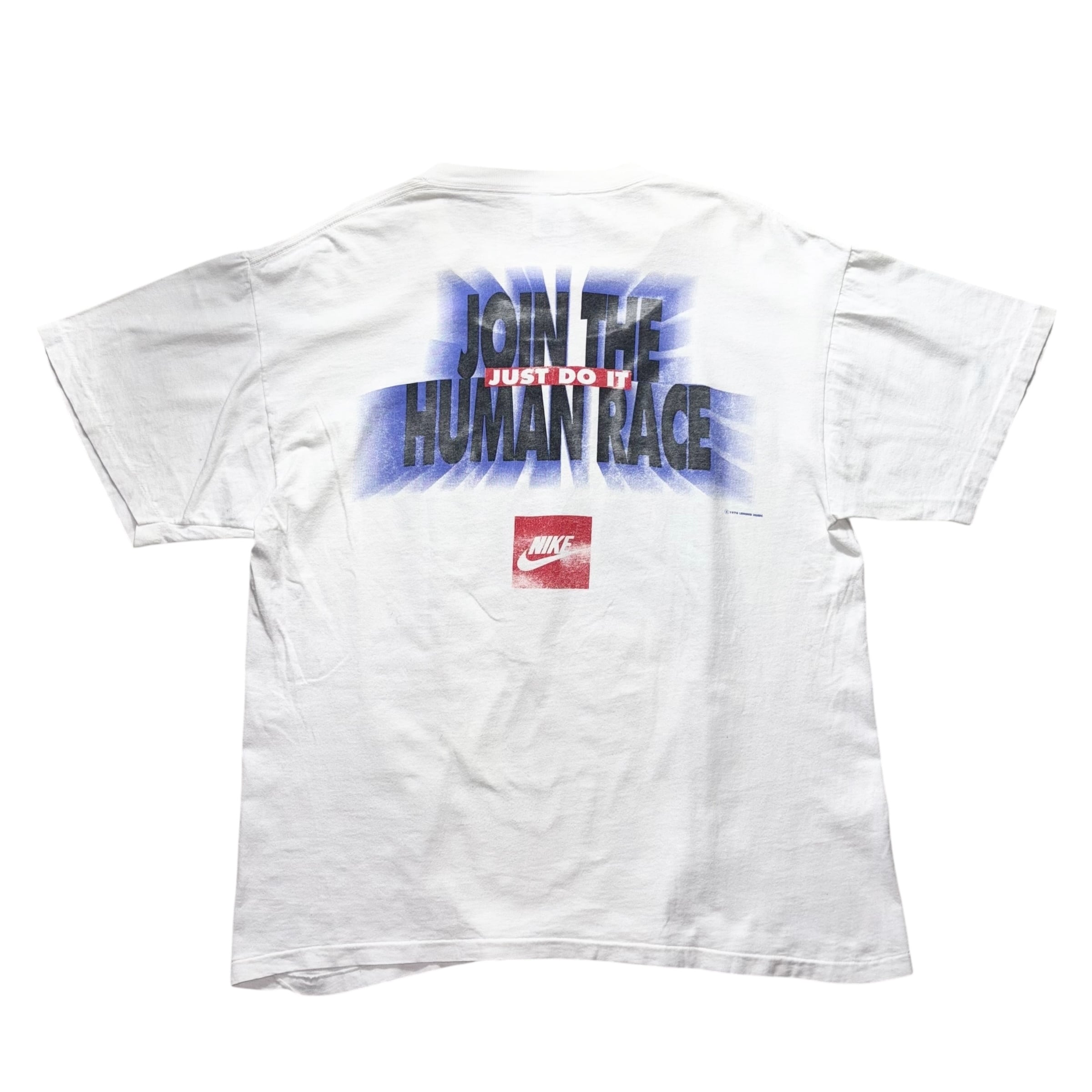 vintage 1990's NIKE × JOHN LENNON print tee “INSTANT KARMA
