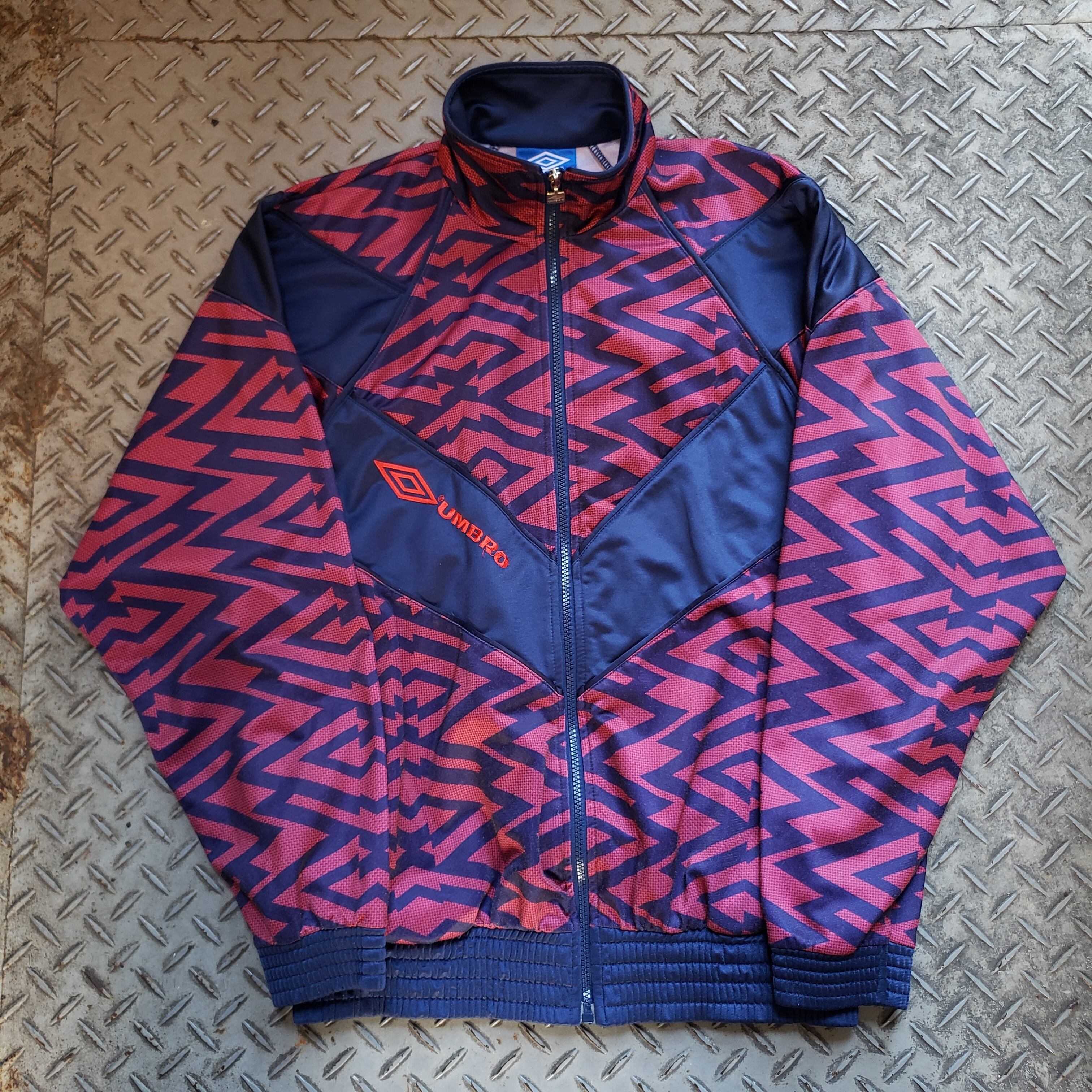 vintage 90s old umbro track jacket