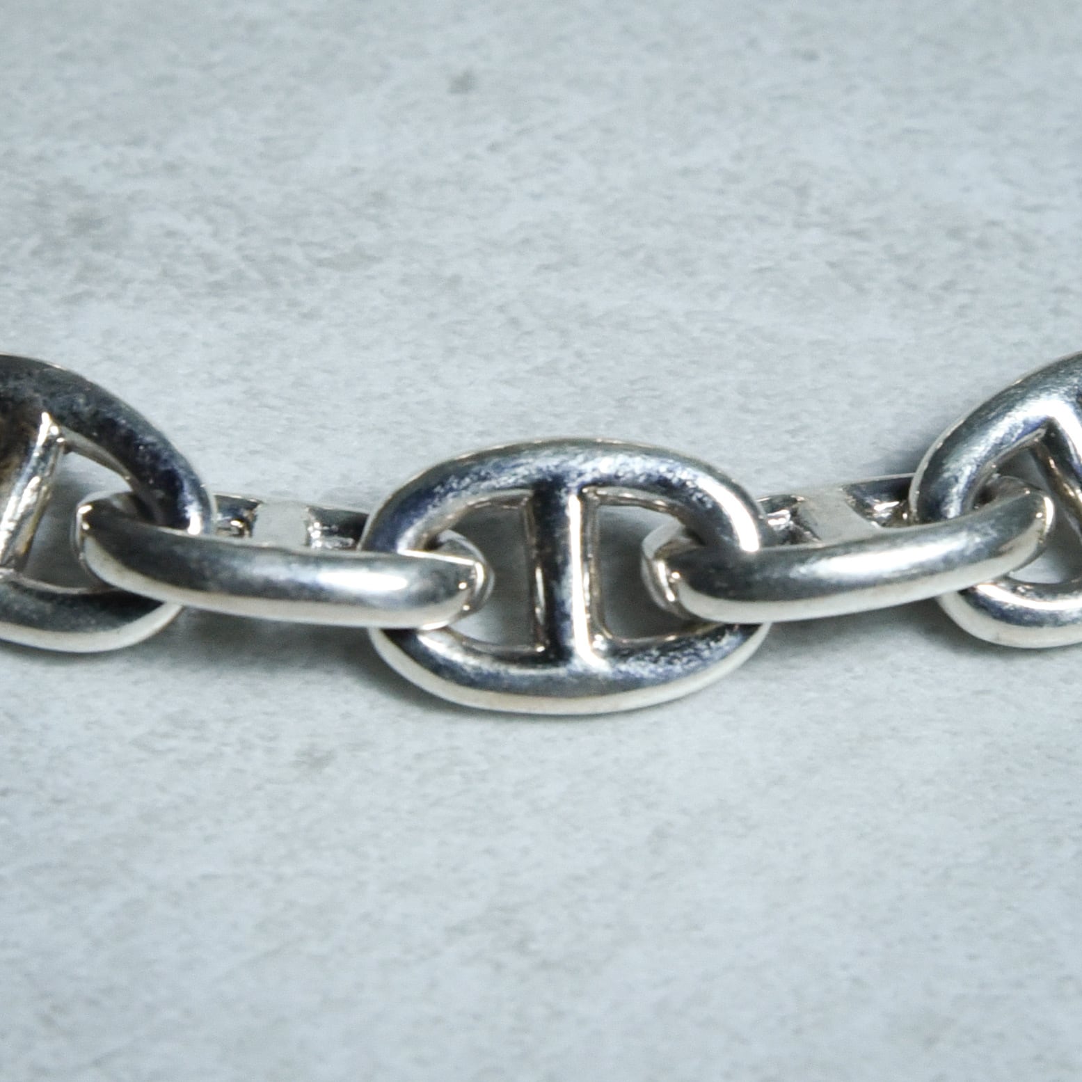 British Vintage Silver Anchor Chain Bracelet イギリス ヴィンテージ