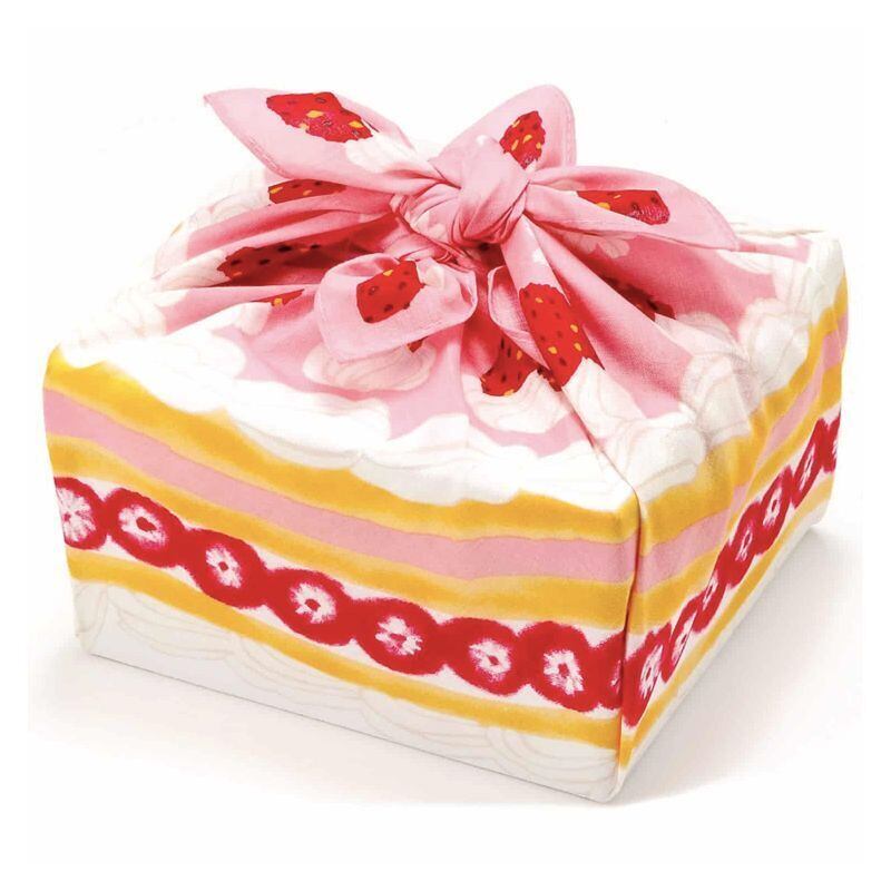 【小風呂敷】 「ショートケーキ」約50cm幅 綿100% 日本製