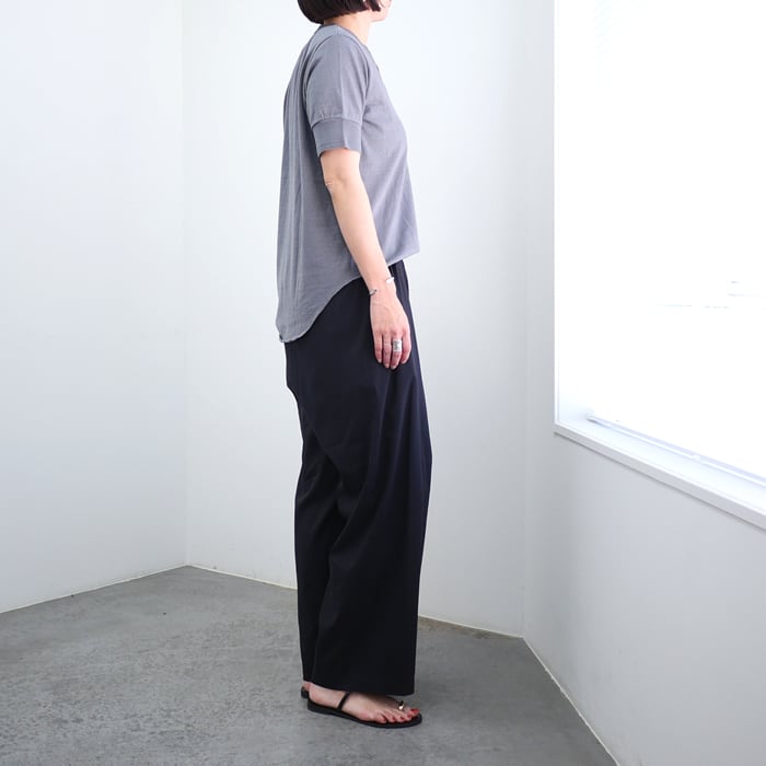 AMERICANA（アメリカーナ） ヘンリーネックTシャツ[BRF-815A] | tile