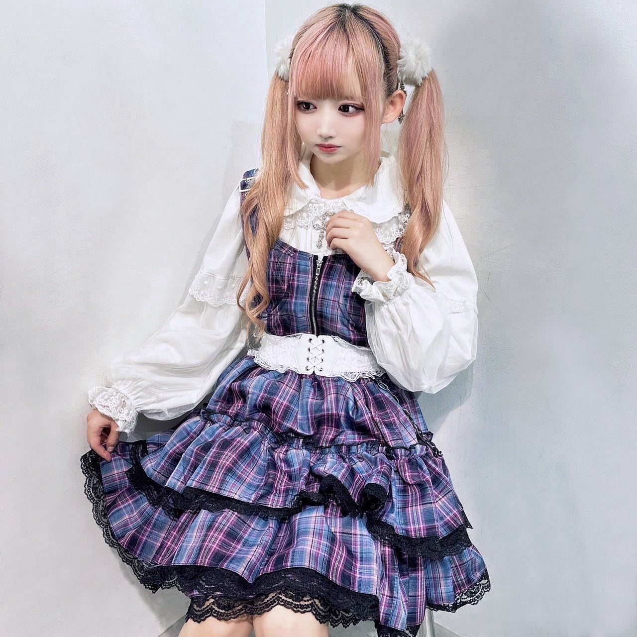 レースウエストベルト(WHITE) | VOLCAN&APHRODITE