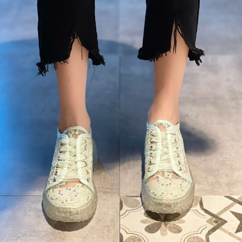 サマーメッシュ 靴 シューズ 夏物 部族の婦人靴70093279035