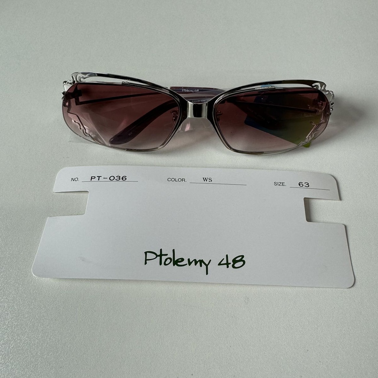 Ptolemy48/トレミー48 TITANIUM/チタニウム クロスモチーフ サングラス 
