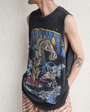90's "Boro" sleeveless top.