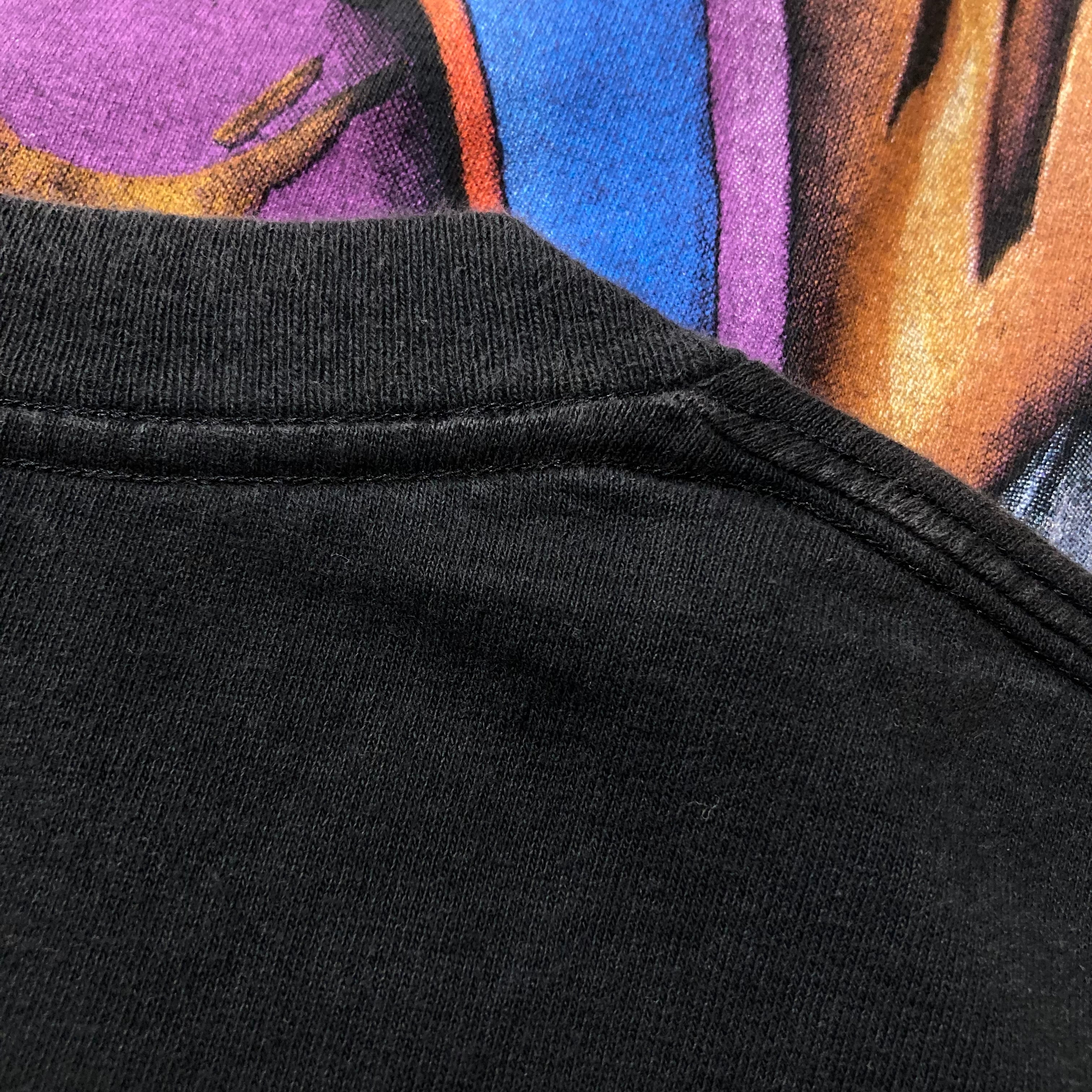 90s USA製 ビンテージ ネイティブ インディアンヘッド ウルフ Tシャツ