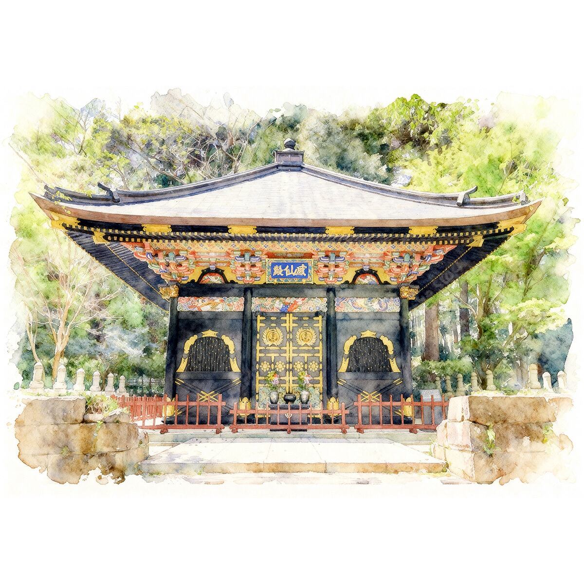 神社・仏閣 | インテリア絵画の専門店 ビッグフィールドギャラリー水彩