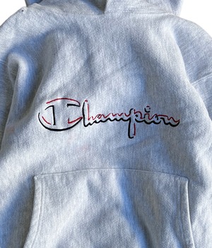 Vintage 90s Champion reverse weave hoodie -Logo-