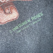 【GUNS N´ ROSES】ガンズアンドローゼズ "1992年USE YOUR ILLUSION TOUR"  Tシャツ