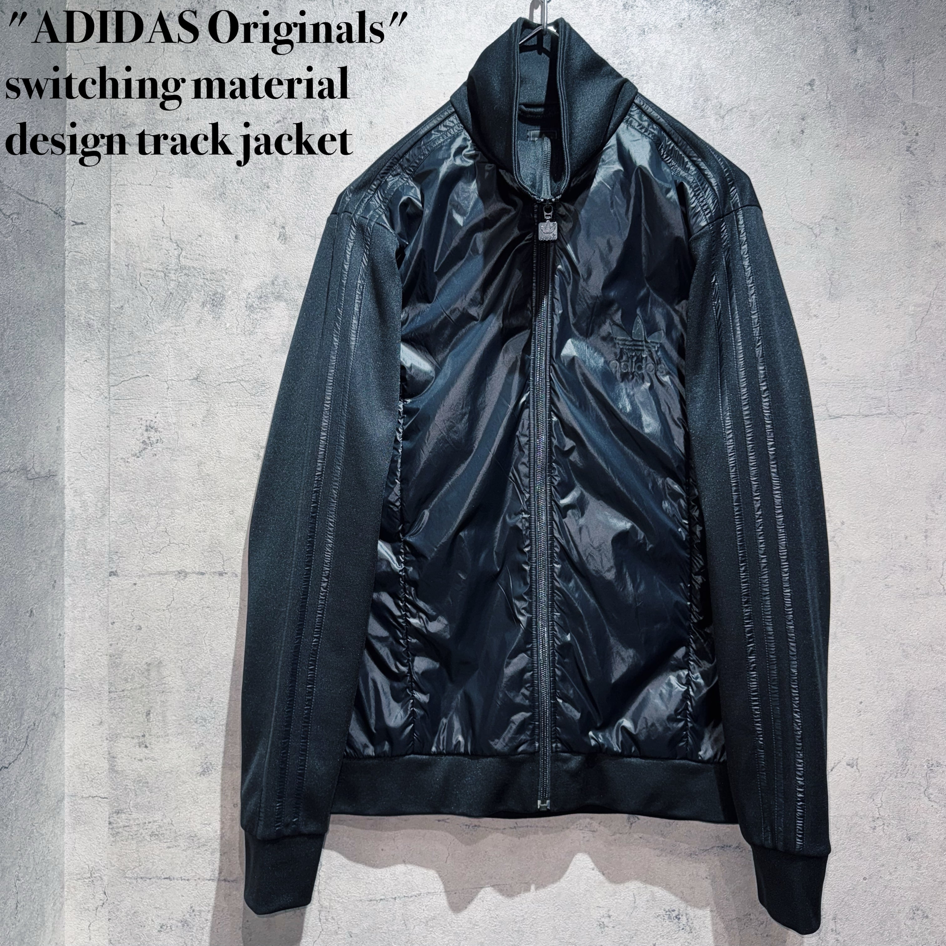 "ADIDAS Originals"switching material design track jacket