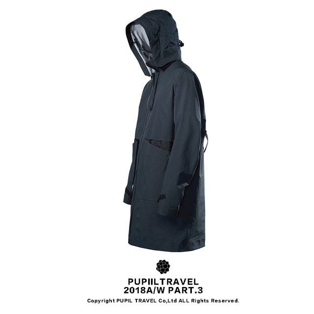 PUPIL TRAVEL 18AW MOLLEシステム 3レイヤーコート PT-907